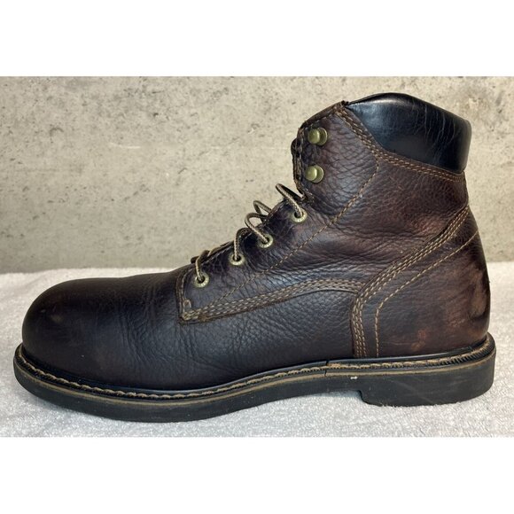 RED WING Irish Setter Work Boots Sz 12 E2 Farmington Brown Leather 83603 Lace Up - Picture 4 of 10